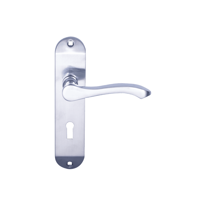 DH180A31L SMART LEVER DOOR على لوحة الساتان Chrome